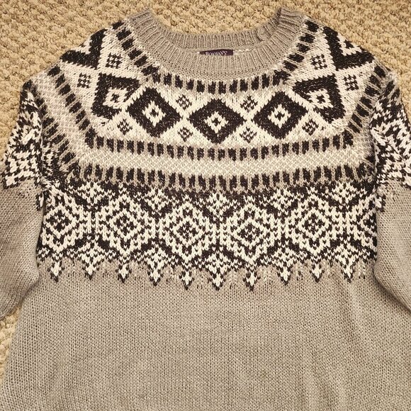 Roaman's Winter Chunky Knit Sweater Large(18-20) - Picture 10 of 10